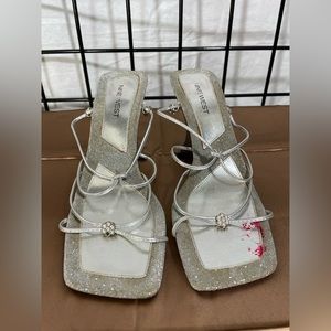 Nine West Vintage Y2K square toe sandal